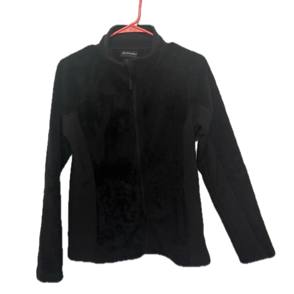 Snozu Black Teddy Jacket with Full Zip